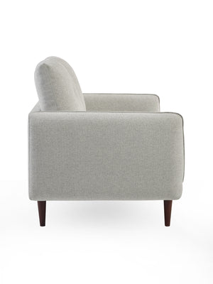Remy 2 Seater Light Grey Fabric Sofa - Living with Luxury