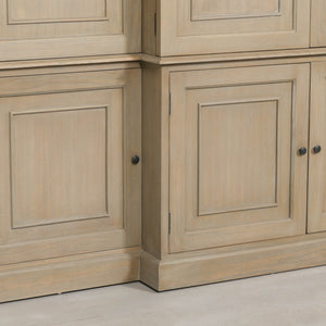 Large Wooden Triple Breakfront TV Cabinet – view 4