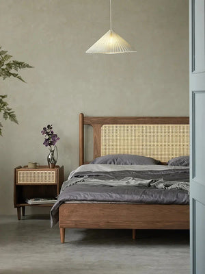 Mokuzai Bed – in room setting