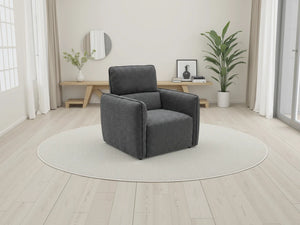Ascot Charcoal Armchair – Upholstered Living Room Chair
