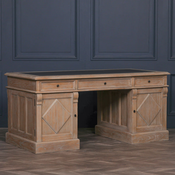 Rustic Wooden Desk – view 2