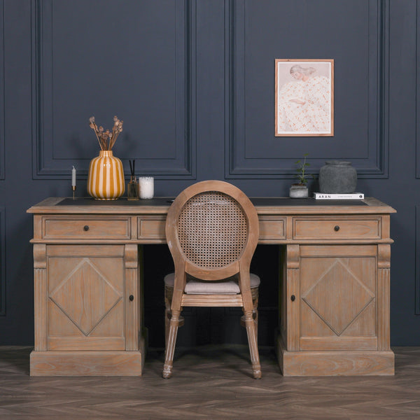 Rustic Wooden Desk – view 7