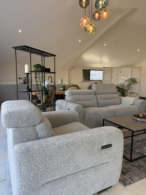 Tokyo Electric Recliner Grey Armchair