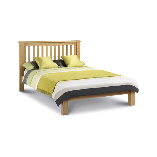 Amsterdam Oak Low Footend King Bed - Living with Luxury