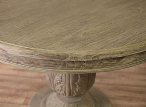Rustic Washed 150cm Round Acorn Dining Table – view 10
