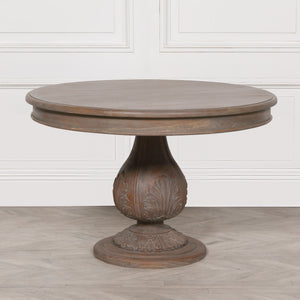 Round Pedestal Acorn Dining Table 120cm – view 6