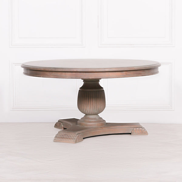 150cm Rustic Round Dining Table – view 10