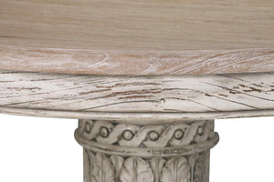 Heavy Distressed 145cm Round Dining Table – view 10