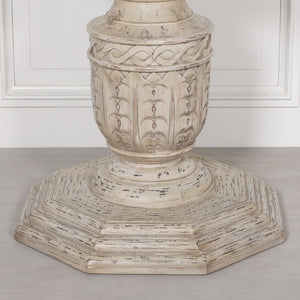 Heavy Distressed 145cm Round Dining Table – view 2