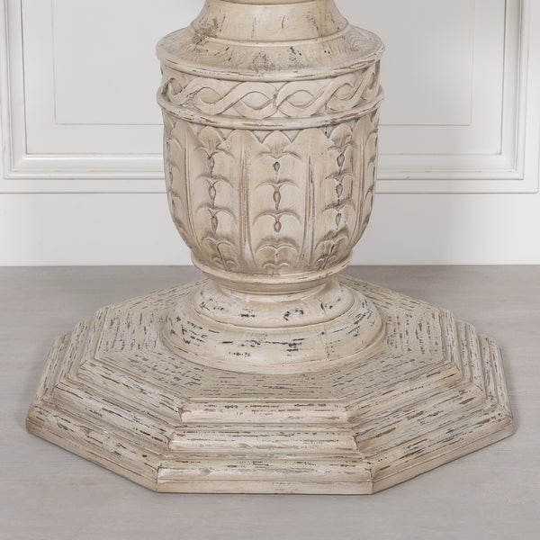 Heavy Distressed 145cm Round Dining Table – view 2
