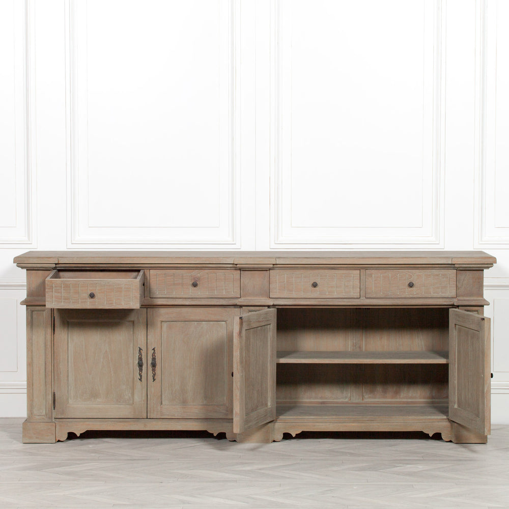 Rustic Classical 232cm Sideboard – view 1
