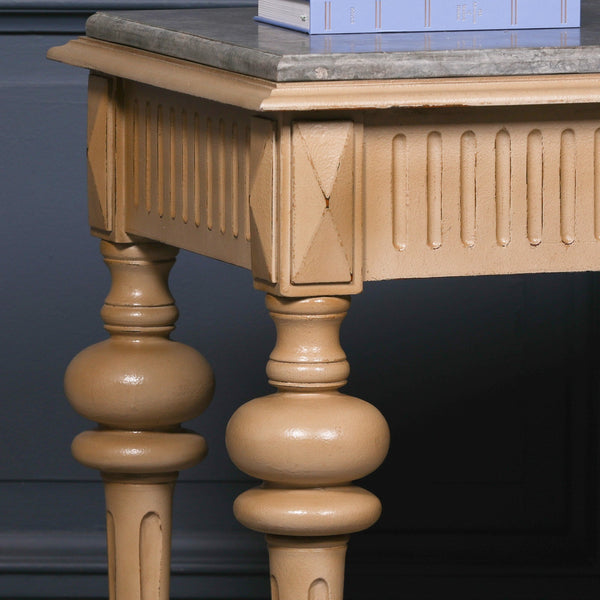 Stone Top Painted Console – view 5