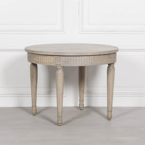 Rustic Wooden Extendable 100cm Dining Table – view 6