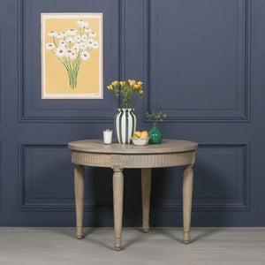 Rustic Wooden Extendable 100cm Dining Table – view 7