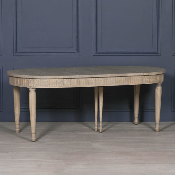 Rustic Wooden Extendable 100cm Dining Table – view 10