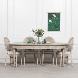 Rustic Wooden Extendable 100cm Dining Table – view 14