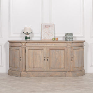 Rustic Wooden Large Buffet Sideboard – view 1