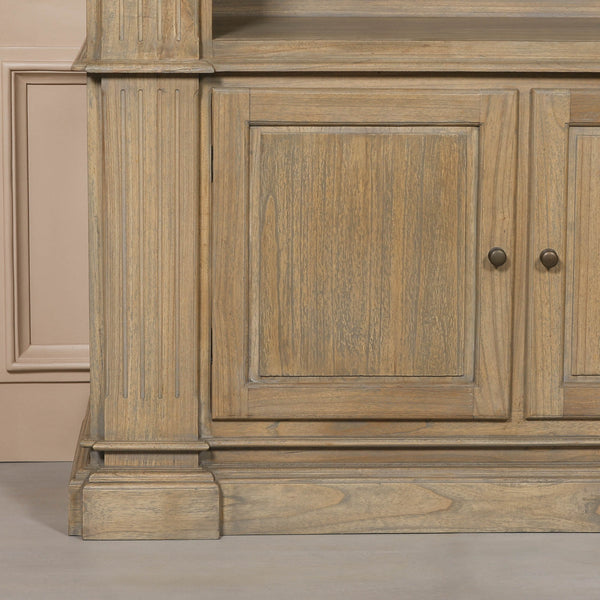 Large Rustic Open Bookcase – view 3