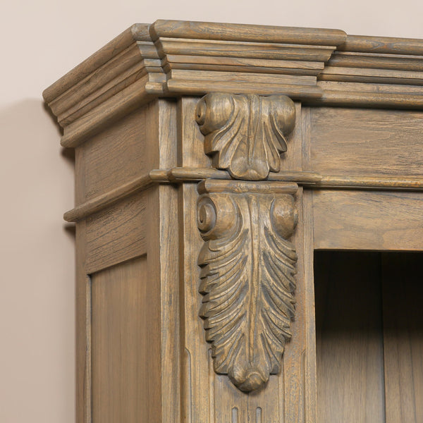 Large Rustic Open Bookcase – view 2