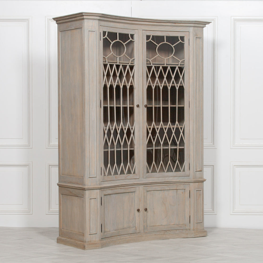 Concave Wooden Display Cabinet – view 1