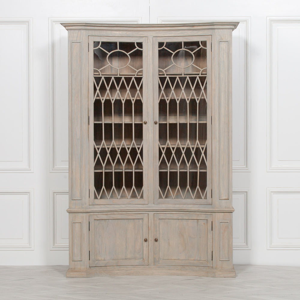 Concave Wooden Display Cabinet – view 1