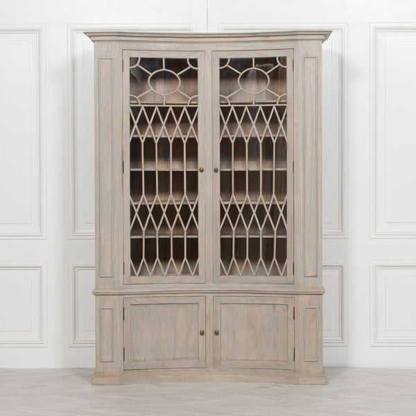 Concave Wooden Display Cabinet – view 1