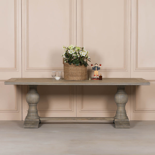 Rustic Wooden Dining Table 240cm – view 6