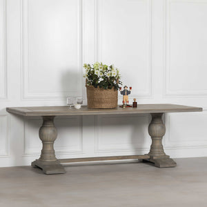 Rustic Wooden Dining Table 240cm – view 21