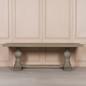 Rustic Wooden Dining Table 240cm – view 9