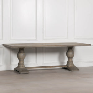 Rustic Wooden Dining Table 240cm – view 5