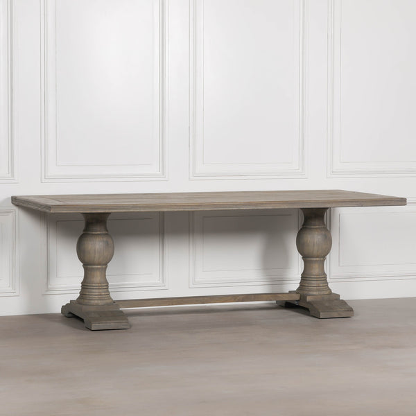 Rustic Wooden Dining Table 240cm – view 5