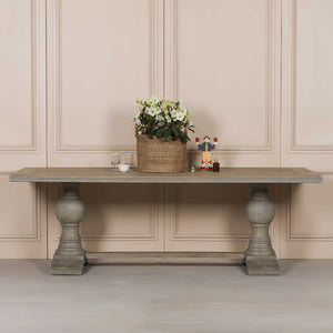Rustic Wooden Dining Table 240cm – view 18