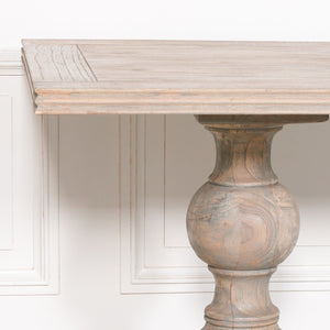 Rustic Wooden Dining Table 240cm – view 12