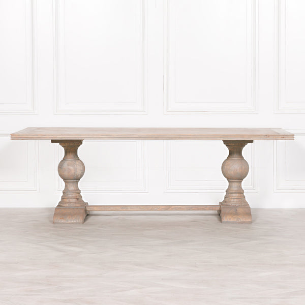 Rustic Wooden Dining Table 240cm – view 14