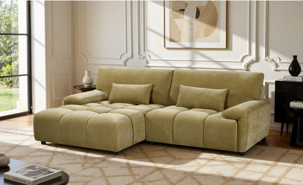 Oakham Olive Universal Corner Sofa – view 1