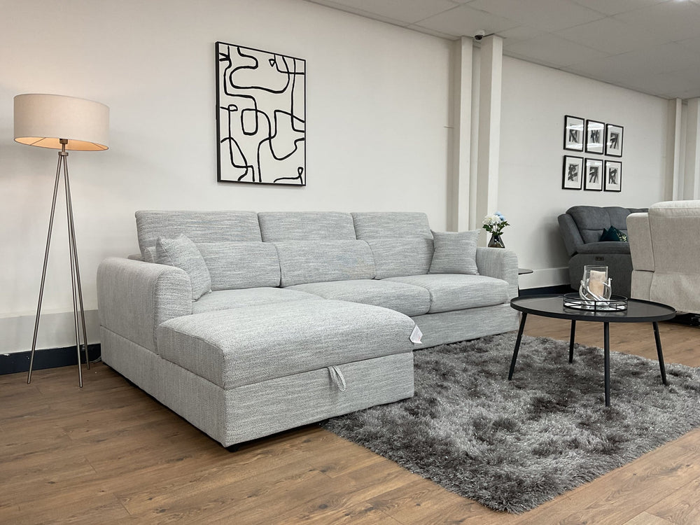 Dexter Grey Universal Corner Sofa – view 1