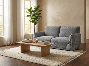 Angelo Grey 2 Seater Sofa in a styled living room