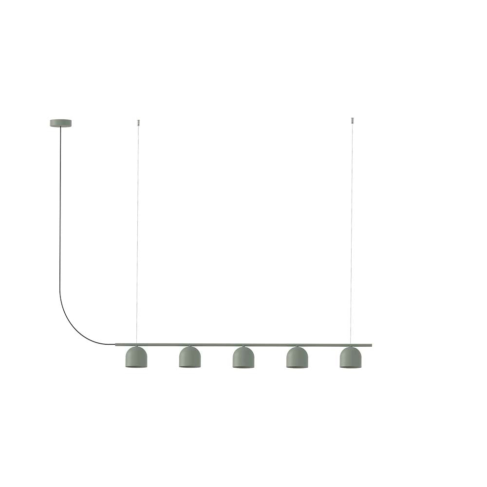 Rio Pendant Chandelier Linear 9 – Green