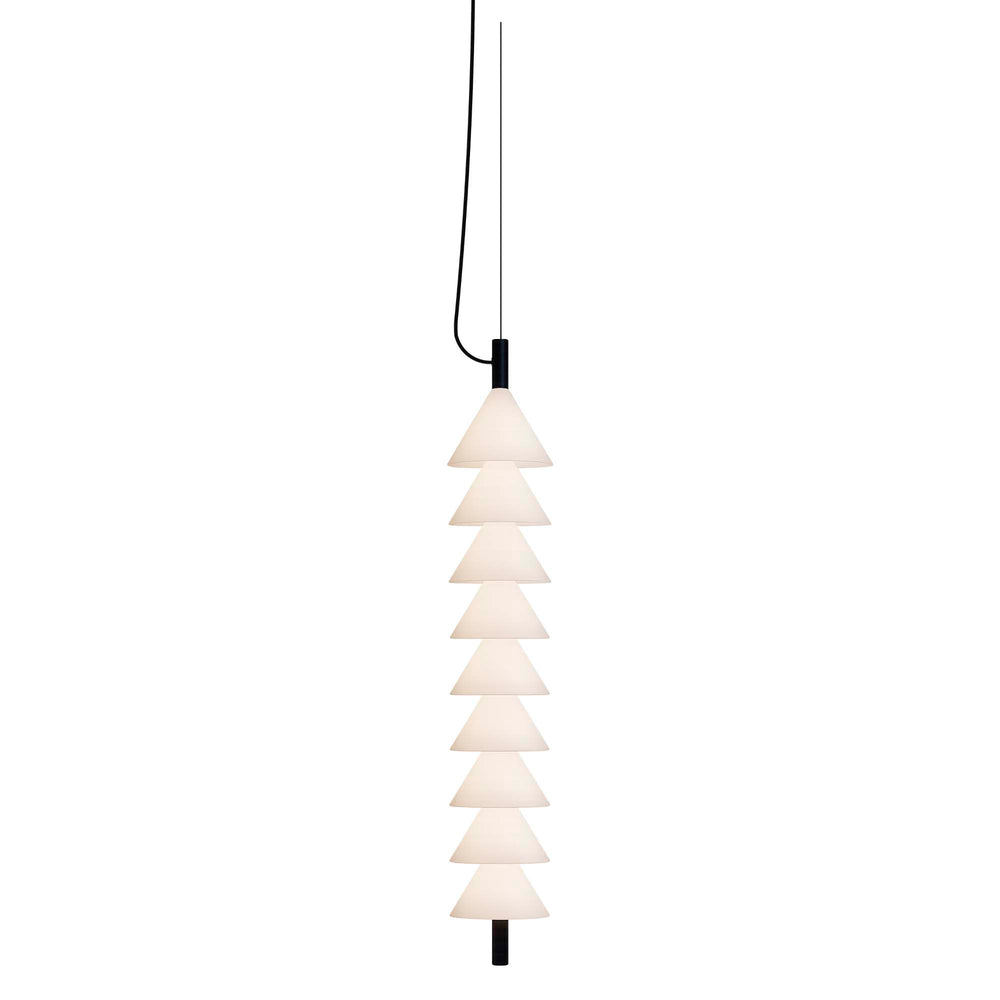 Boga Pendant Vertical Up – Matte Black