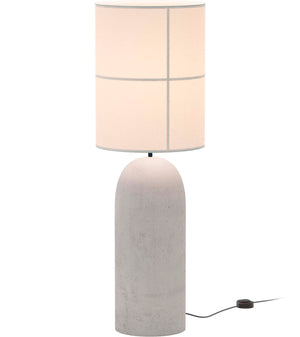 Rania Floor – Light Grey Concrete Base and White Cream Shade