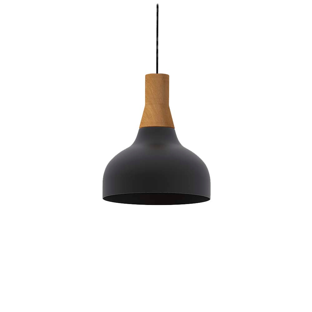 Reiko Pendant Cone – Matte Black