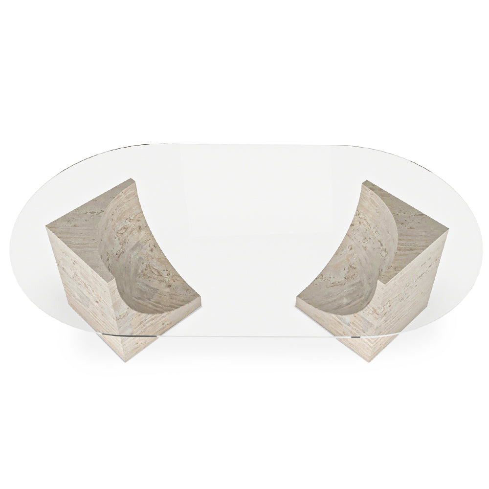 Edge Center Table Oval - Living with Luxury