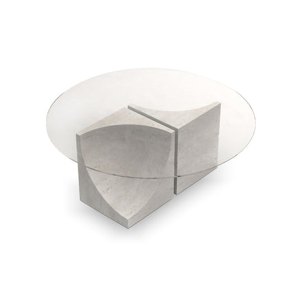 Edge Center Table ( 2 Legs ) - Living with Luxury