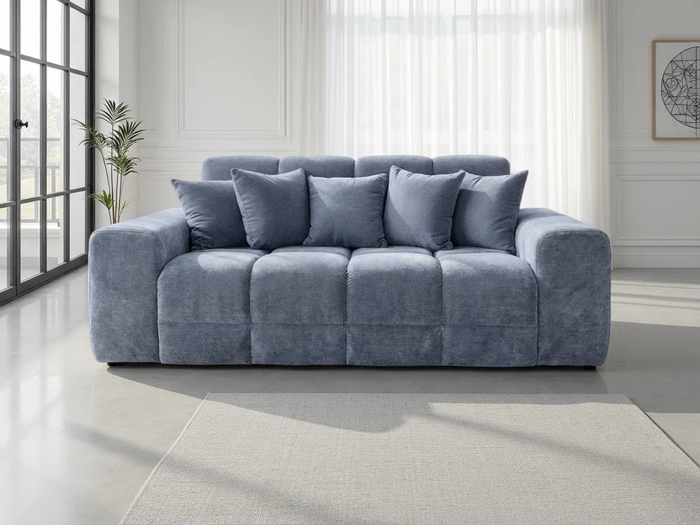 Jacob Grey 3 Seater Sofa – Comfortable Modern Living Room Seating