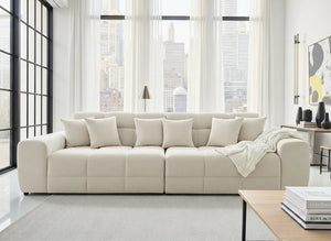 Jacob 4 Seater Sofa – Natural & Black Living Room Seating