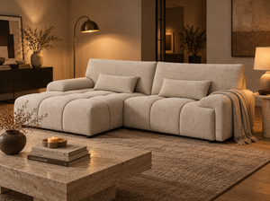 Oakham Mocha Universal Corner Sofa – view 1