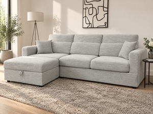 Dexter Grey Universal Corner Sofa – view 1
