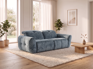 Faringdon Grey 2 Seater Electric Recliner Sofa – view 1