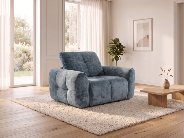 Faringdon Grey Electric Recliner Armchair – view 1