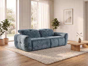Faringdon Grey 3 Seater Electric Recliner Sofa – view 1